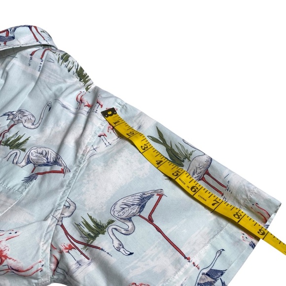 VSTR Premium Flamingo Short Sleeve Button Down, M - Picture 6 of 7